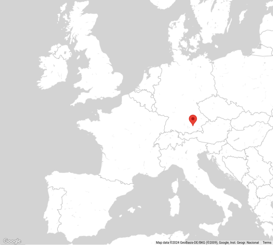 Map of office location in Munich